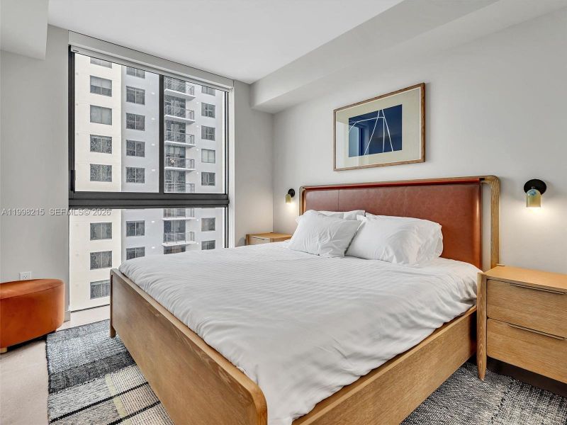 Furnished interior view inside a new home in , Miami (Image 16).