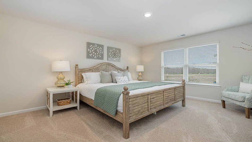 Furnished interior view inside a new home in Cottonwood Place, Tabor City (Image 5). Furnished interior view inside a new home in Cottonwood Place, Tabor City (Image 5).