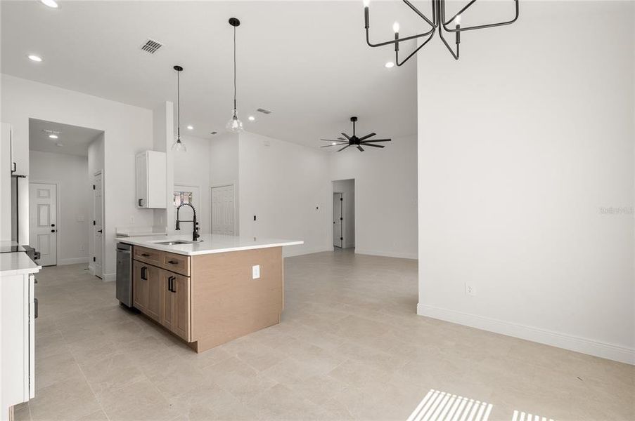 Furnished interior view inside a new home in , Orange City (Image 8).