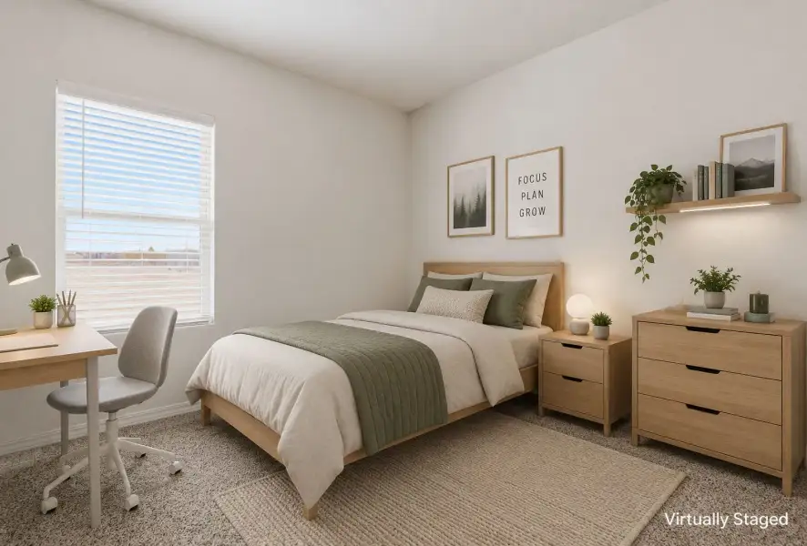 Representative furnished interior of a home built from the Poppy by View Homes in Paseo del Este, El Paso (Image 4).