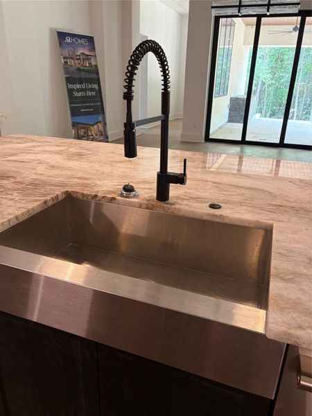 Primary Kitchen undermount sink. Love the faucet too! Primary Kitchen undermount sink. Love the faucet too!