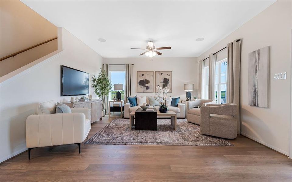 Furnished interior view inside a new home in La Terra, Celina (Image 3).