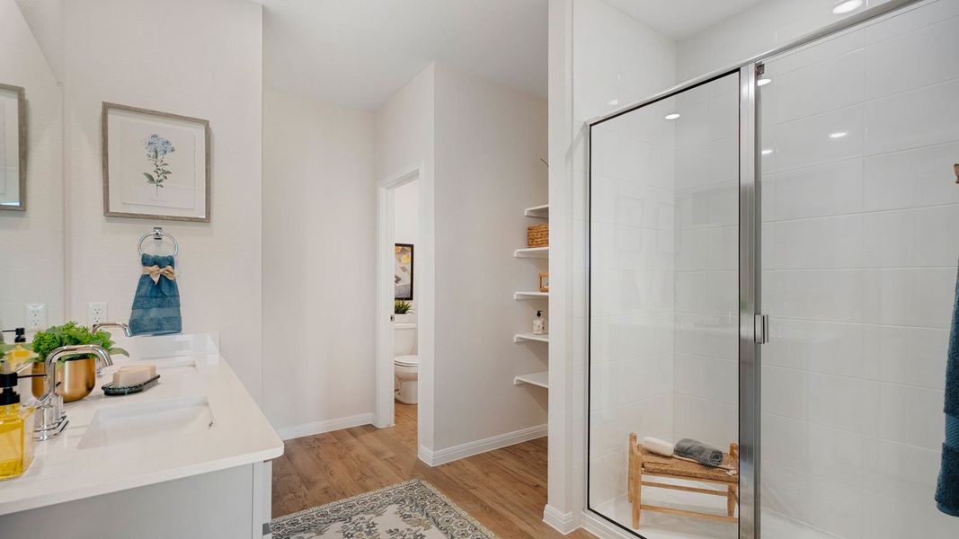 Representative furnished interior of a home built from the The Naples by D.R. Horton in Thunder Rock, Marble Falls (Image 15). Representative furnished interior of a home built from the The Naples by D.R. Horton in Thunder Rock, Marble Falls (Image 15).