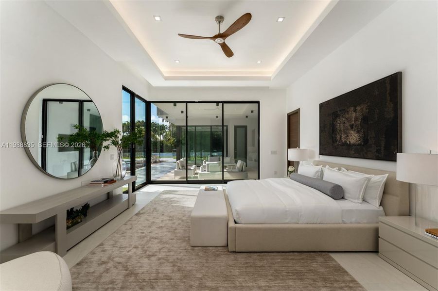 Furnished interior view inside a new home in , Miami (Image 6).