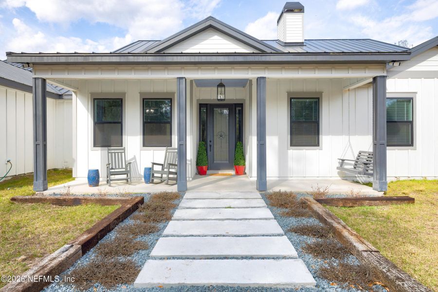 Exterior details and patio area of a home in , Jacksonville (Image 3). Exterior details and patio area of a home in , Jacksonville (Image 3).
