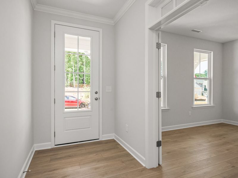 Representative unfurnished interior of a home built from the The Birch II A by Davidson Homes LLC in Tobacco Road, Angier (Image 14). Representative unfurnished interior of a home built from the The Birch II A by Davidson Homes LLC in Tobacco Road, Angier (Image 14).