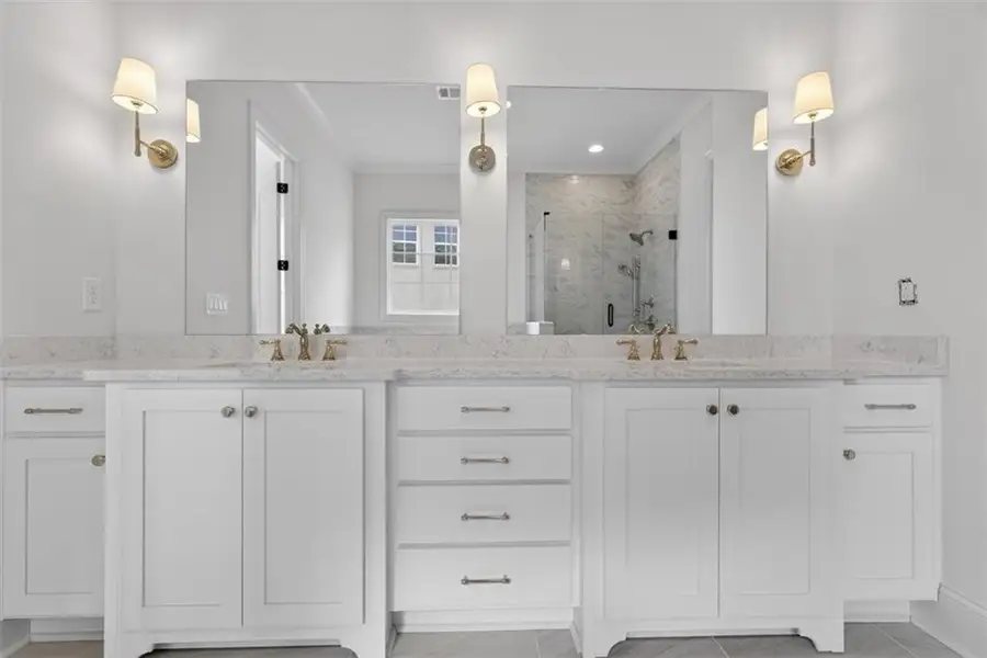 Furnished interior view inside a new home in , Suwanee (Image 6). Furnished interior view inside a new home in , Suwanee (Image 6).