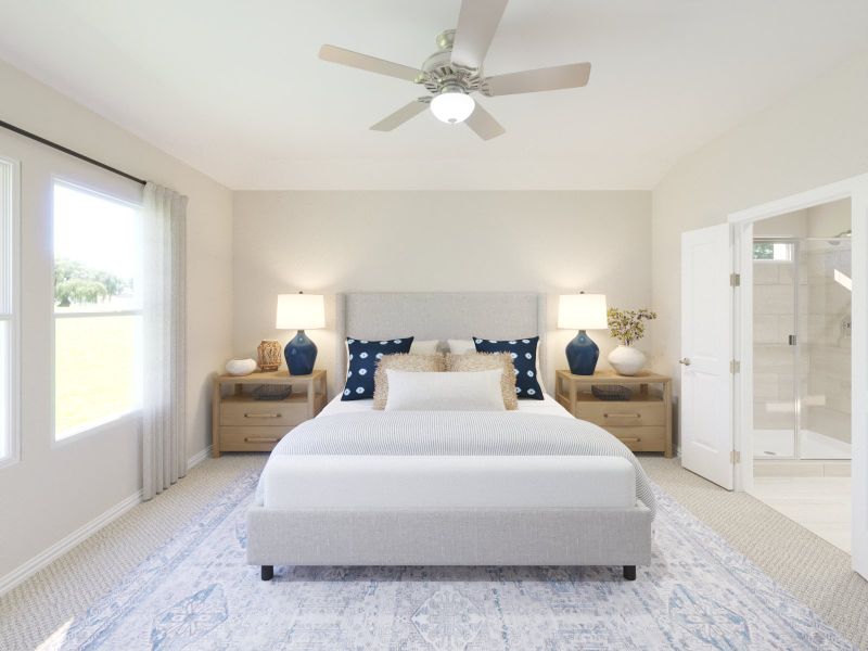 Furnished interior view inside a new home in , Crandall (Image 5).