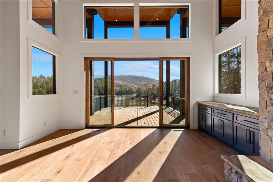 Exterior details and patio area of a home in , Blue Ridge (Image 27).