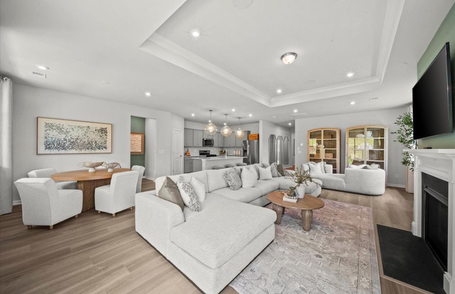 Furnished interior view inside a new home in Sweetwater Hills, Moore (Image 16).