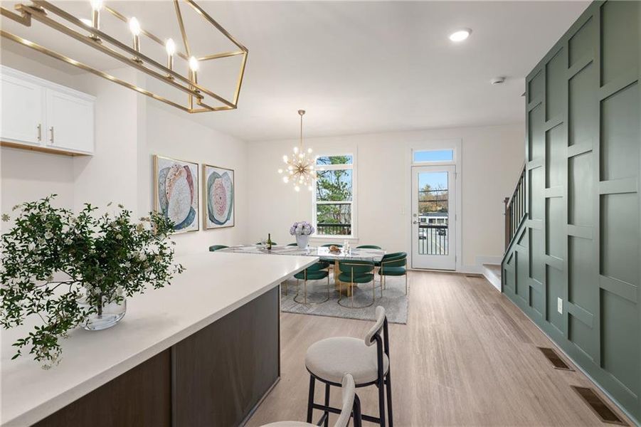 Furnished interior view inside a new home in , Tucker (Image 7).