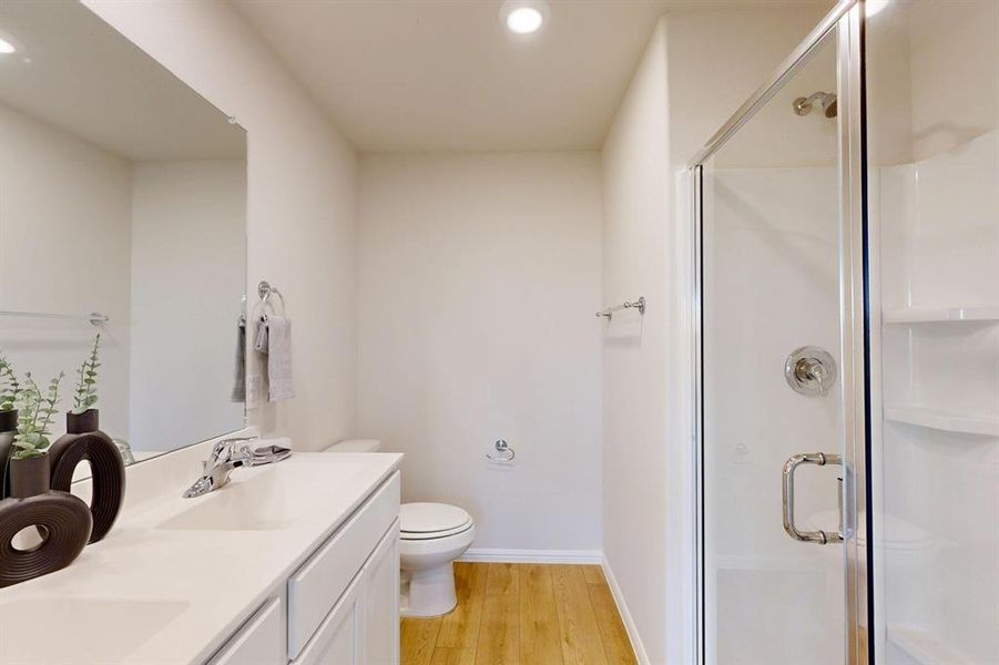 Furnished interior view inside a new home in Mobberly Farms, Pilot Point (Image 10). Furnished interior view inside a new home in Mobberly Farms, Pilot Point (Image 10).