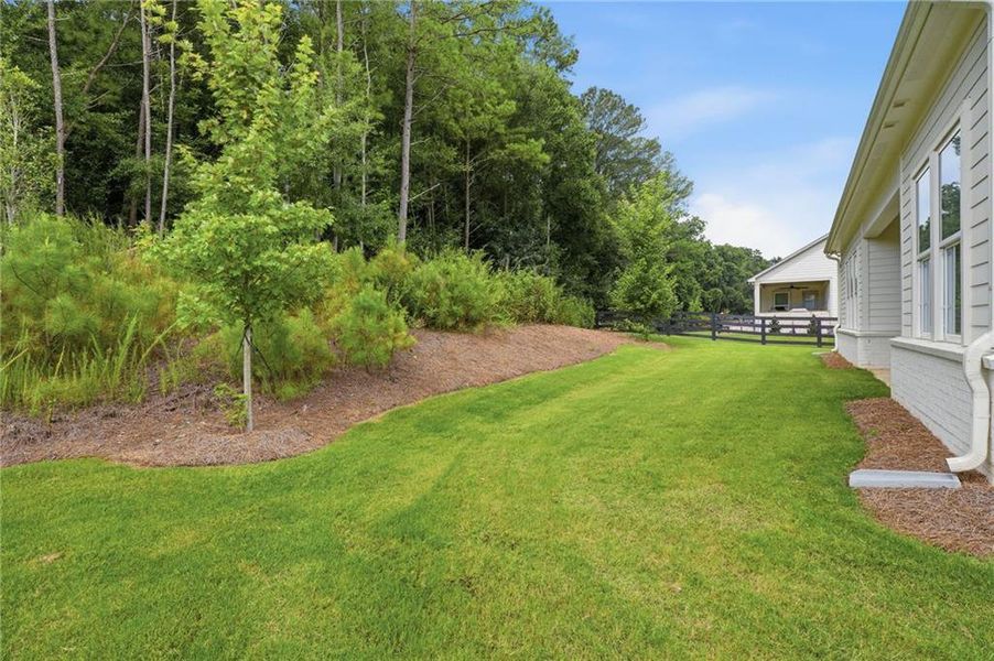 Exterior details and patio area of a home in , Cumming (Image 24).