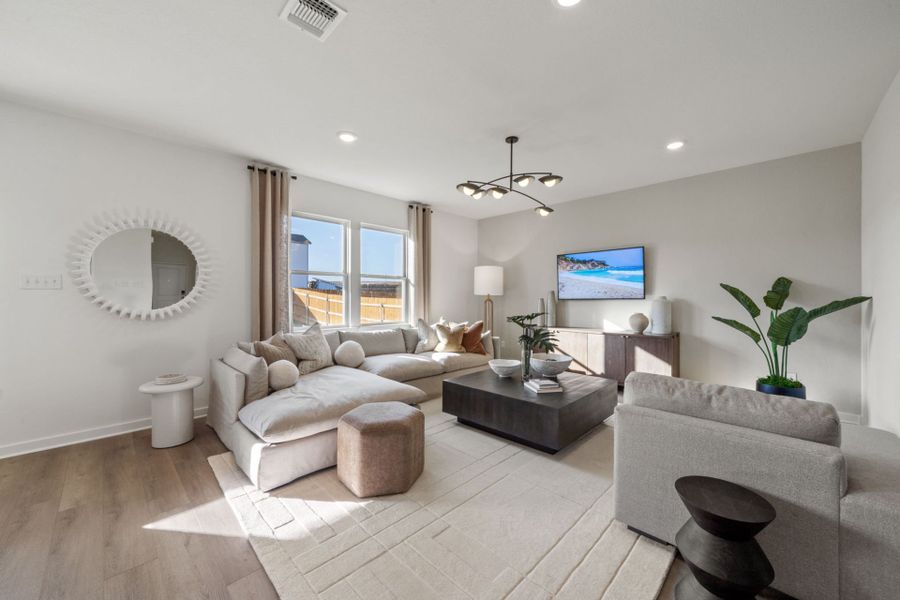 Furnished interior view inside a new home in Skyview, Belton (Image 23).