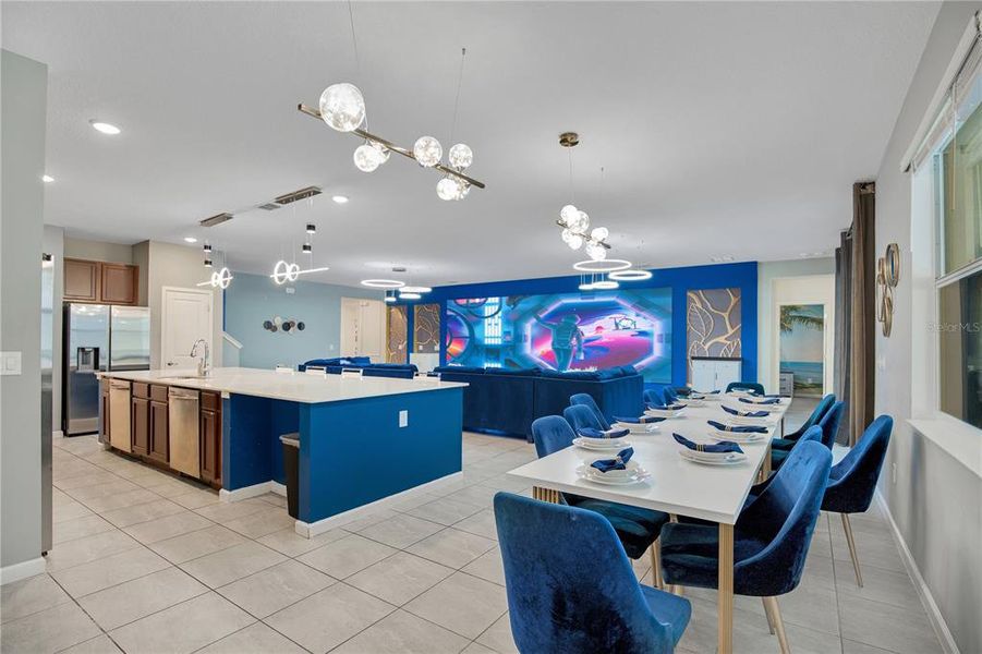 Furnished interior view inside a new home in , Kissimmee (Image 6).