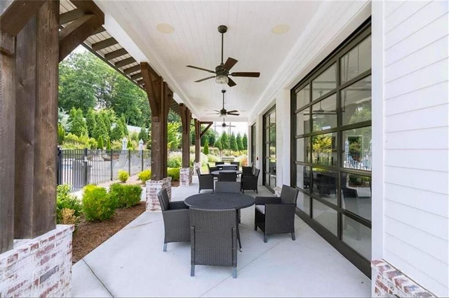 Furnished interior view inside a new home in Idylwilde, Canton (Image 32).