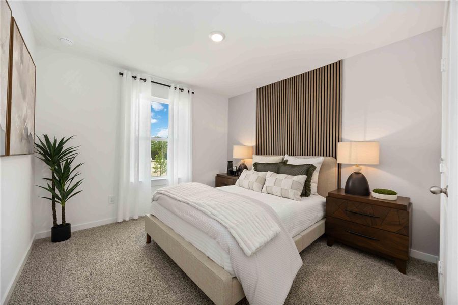 Furnished interior view inside a new home in Grand West, Houston (Image 5).