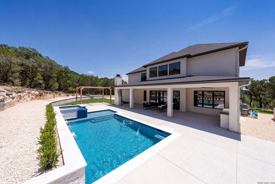 Exterior details and patio area of a home in , Boerne (Image 30).