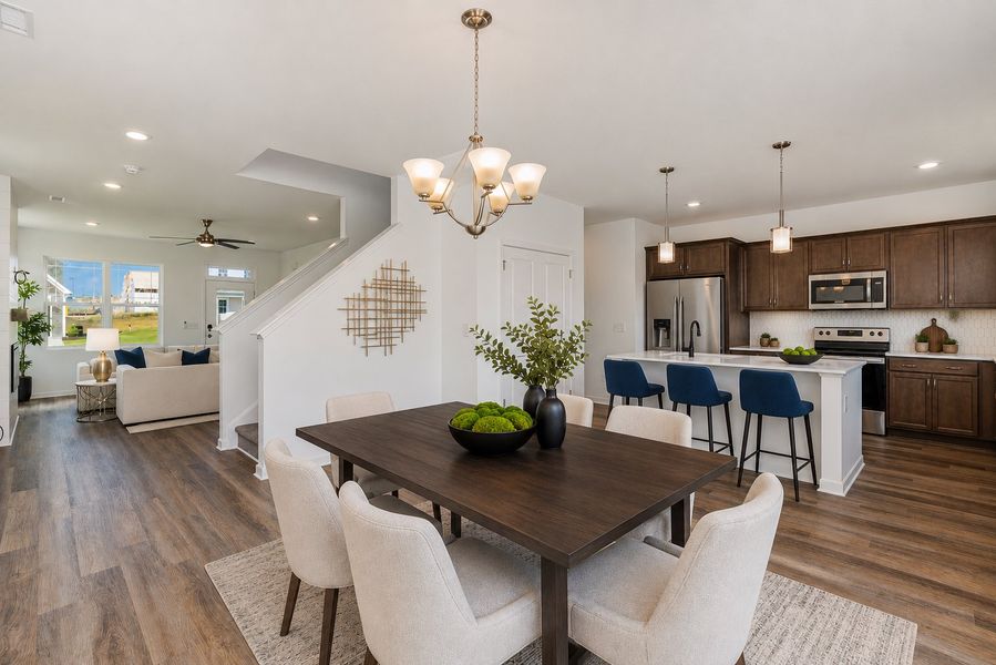 Representative furnished interior of a home built from the Winslow by McKee Homes in Bedford, Raeford (Image 5).