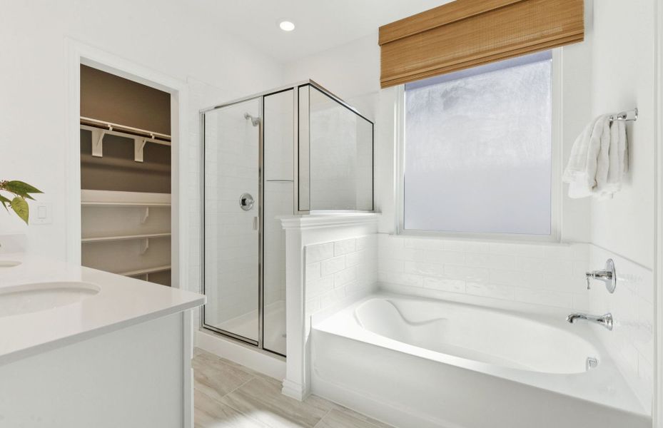 Furnished interior view inside a new home in Kings Way, Denton (Image 6).