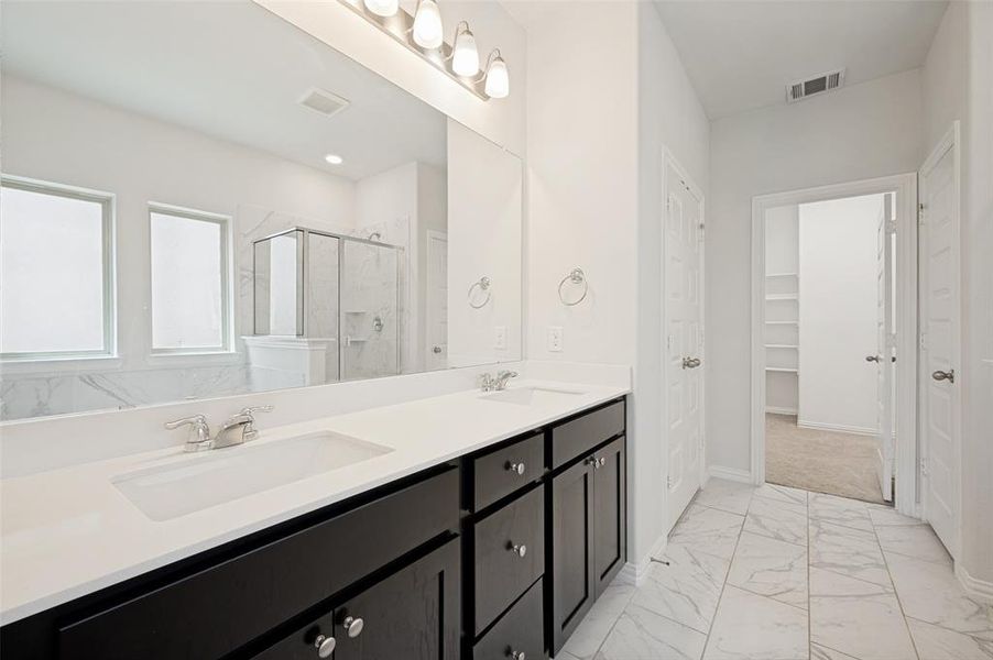 Furnished interior view inside a new home in The Villages of Hurricane Creek, Anna (Image 13).