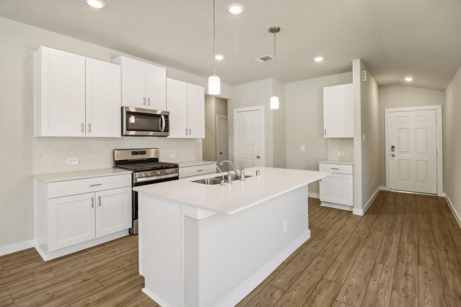 Photo is not of the actual home, but is an inspirational photo of builder’s model home and may depict options, furnishings, and/or decorator features that are not included