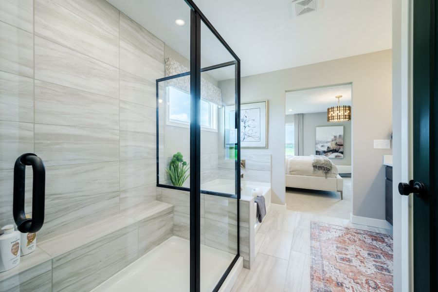 Representative furnished interior of a home built from the Avery by Fischer Homes in Twin Lakes, Hoschton (Image 60).
