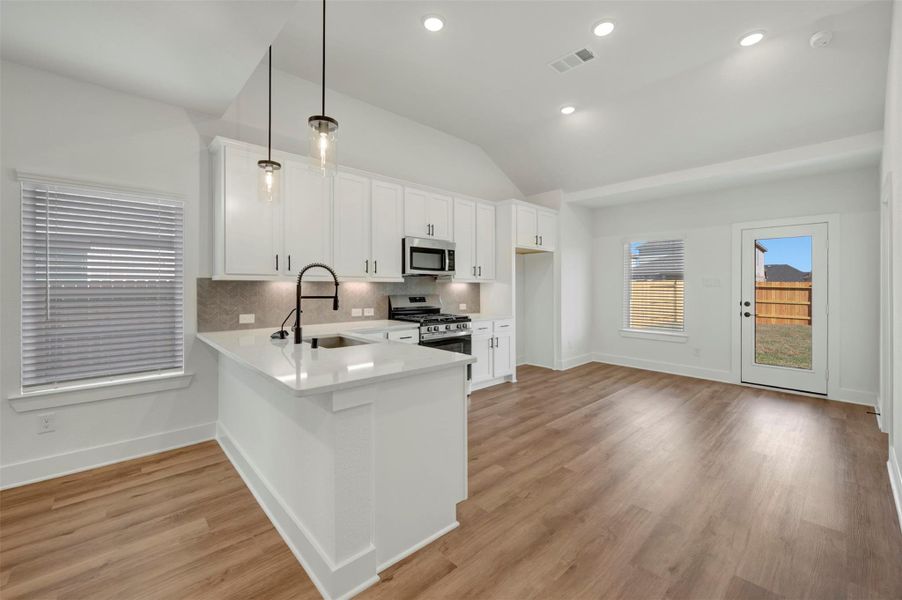 Furnished interior view inside a new home in Marvida, Cypress (Image 17).