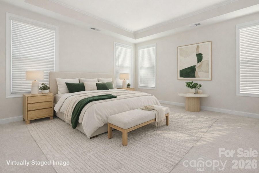 Furnished interior view inside a new home in , Charlotte (Image 7). Furnished interior view inside a new home in , Charlotte (Image 7).