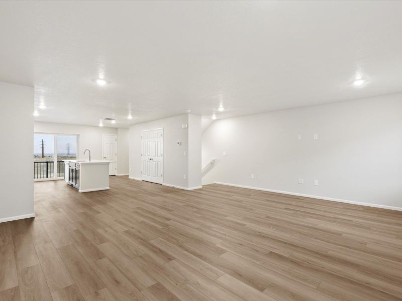 Spacious, unfurnished interior of a new home in Three Hills, Morrison (Image 12). Spacious, unfurnished interior of a new home in Three Hills, Morrison (Image 12).