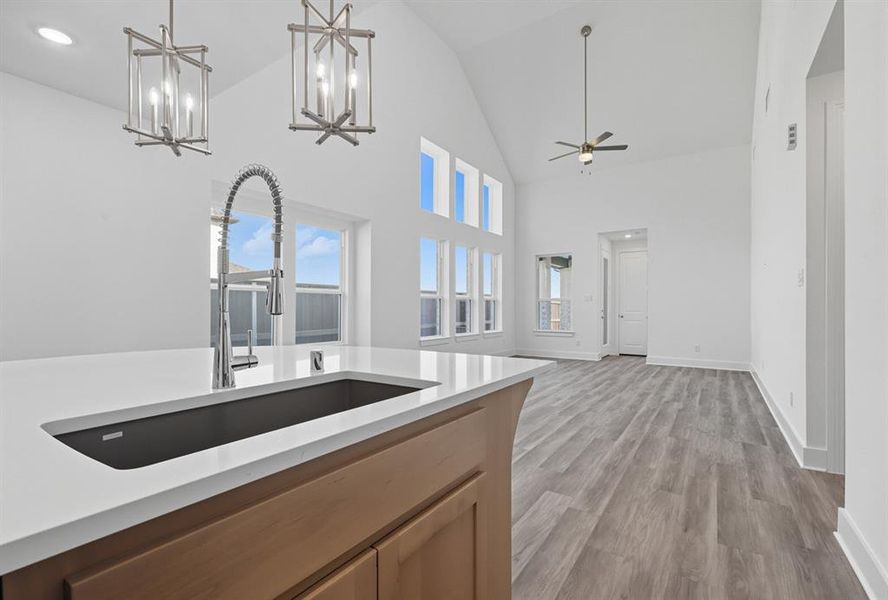 Furnished interior view inside a new home in Wellington: 40ft. lots, Haslet (Image 6).