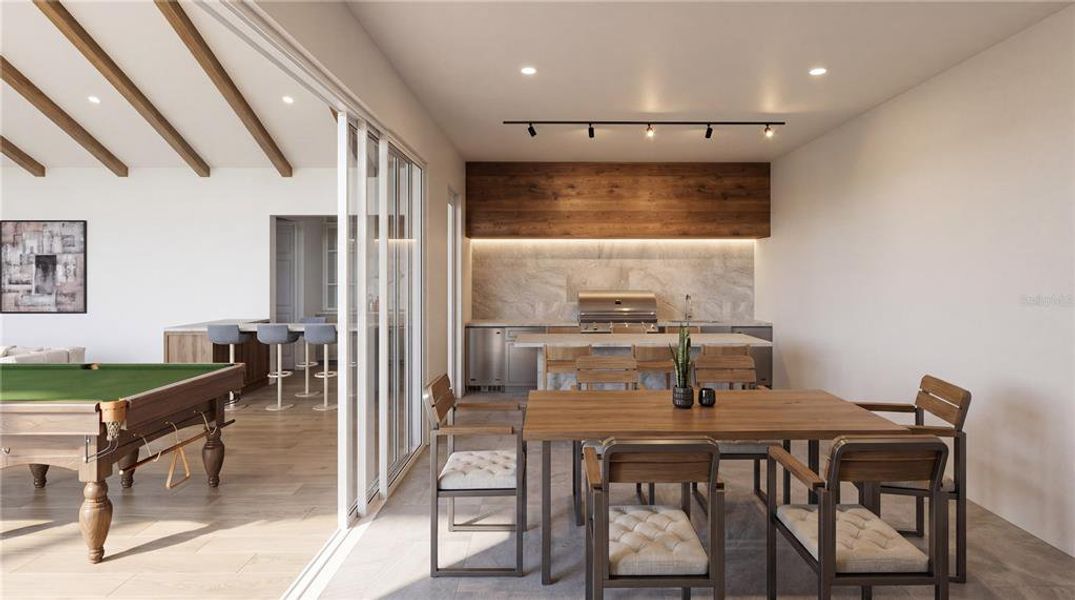 Furnished interior view inside a new home in , Tavares (Image 9).