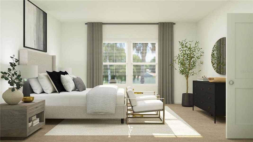 Furnished interior view inside a new home in Trailhead Landing: Trailhead Landing 60s, Alachua (Image 9).