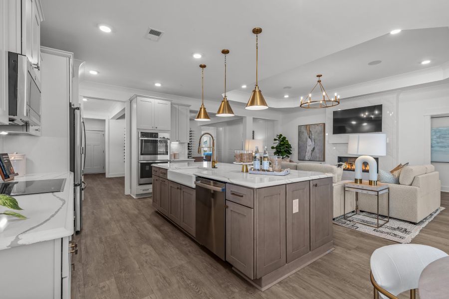 Representative furnished interior of a home built from the The Boardwalk by Chesapeake Homes in Coastal Club of the Carolinas, Calabash (Image 49).