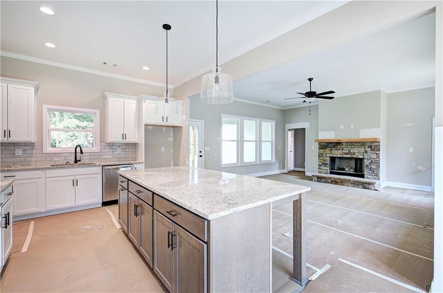 Furnished interior view inside a new home in , Dallas (Image 8).