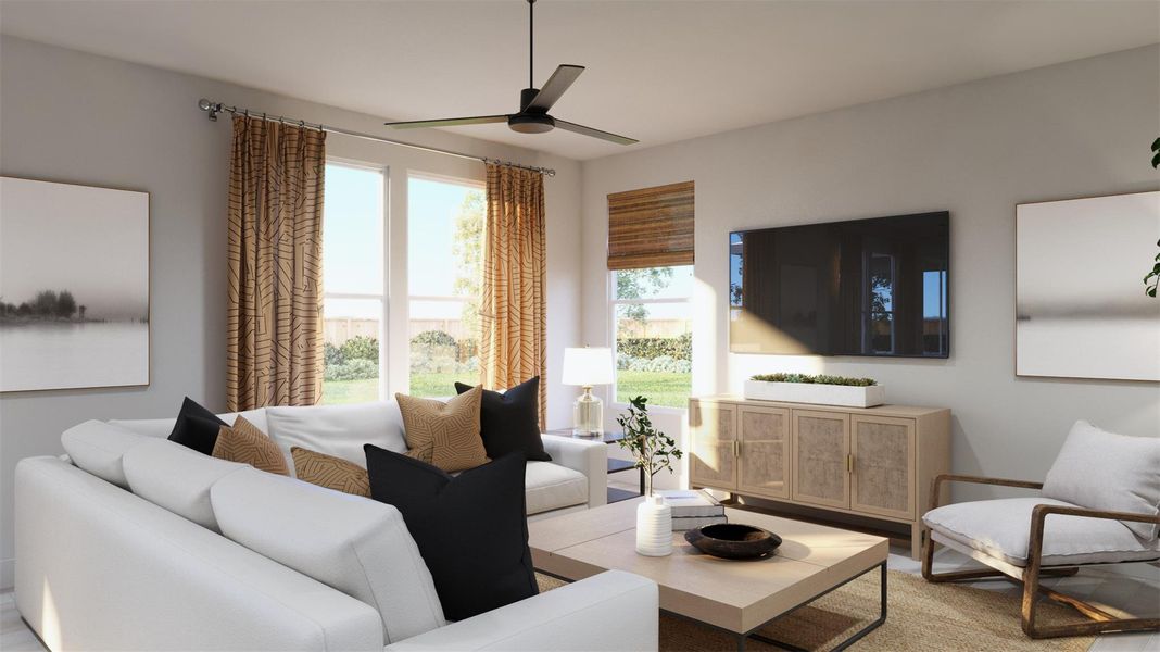 rendered photo, home is under construction