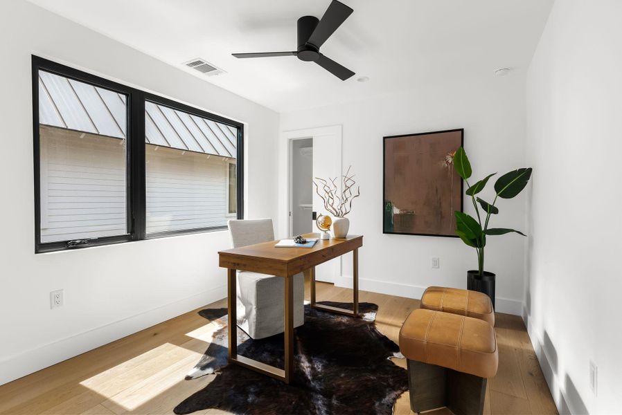 Furnished interior view inside a new home in , Austin (Image 9). Furnished interior view inside a new home in , Austin (Image 9).