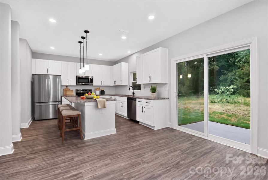 Furnished interior view inside a new home in , Belmont (Image 6).