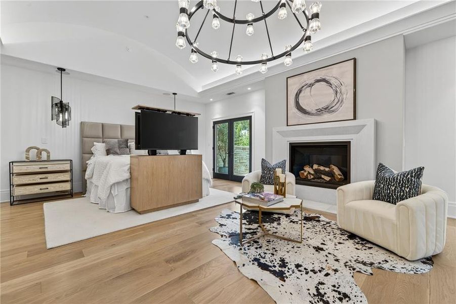 Furnished interior view inside a new home in , Atlanta (Image 13).