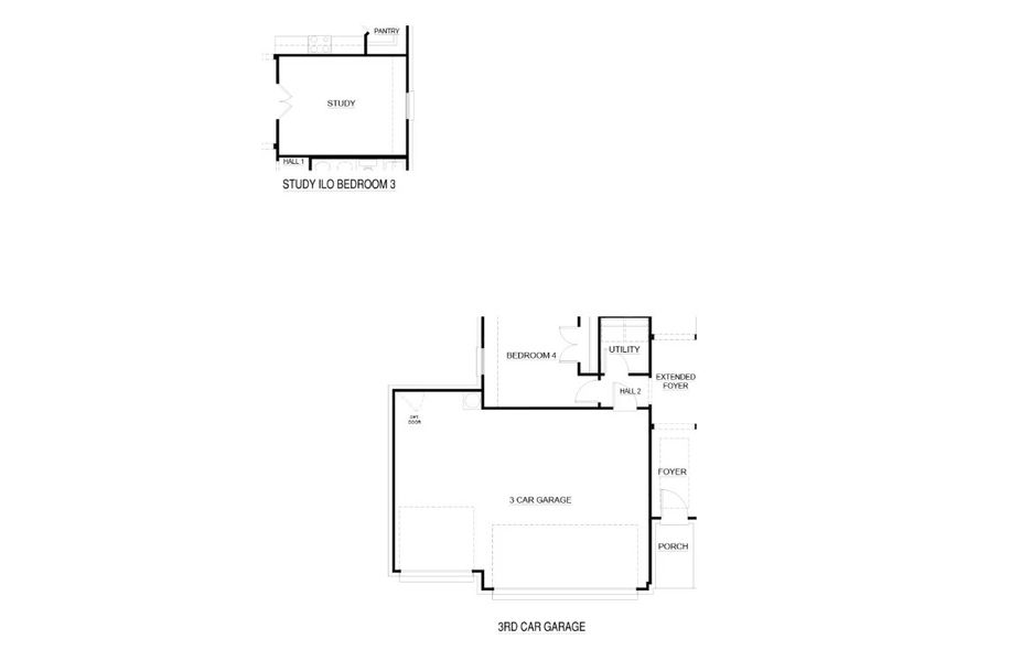 2D floor plan layout of this home in El Dorado, Granbury, TX (Image 2). 2D floor plan layout of this home in El Dorado, Granbury, TX (Image 2).