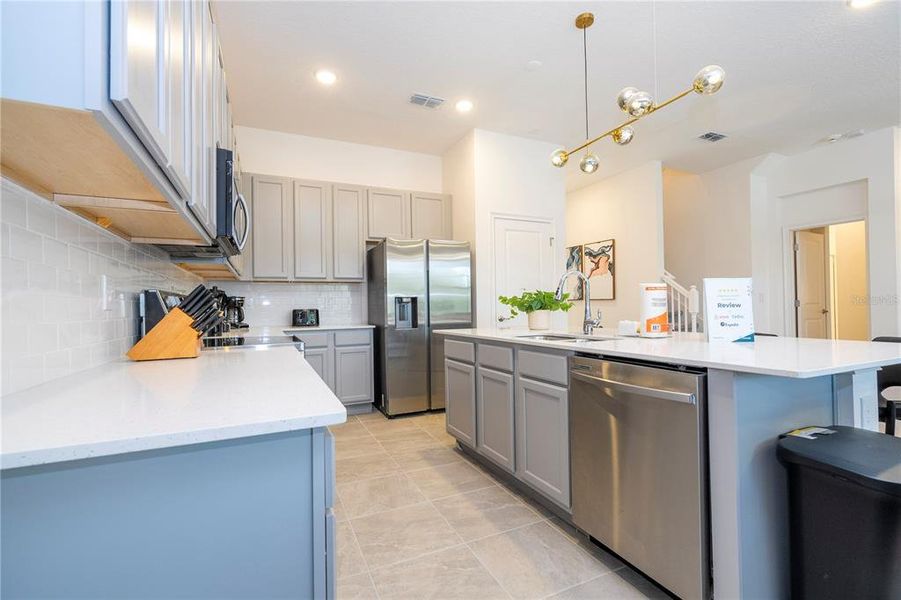 Furnished interior view inside a new home in , Orlando (Image 13).