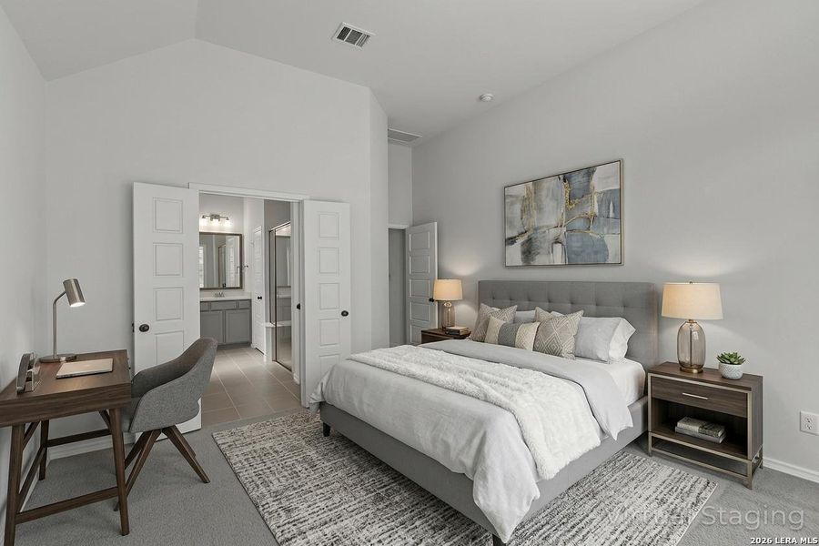 Furnished interior view inside a new home in Megan's Landing, Castroville (Image 13).