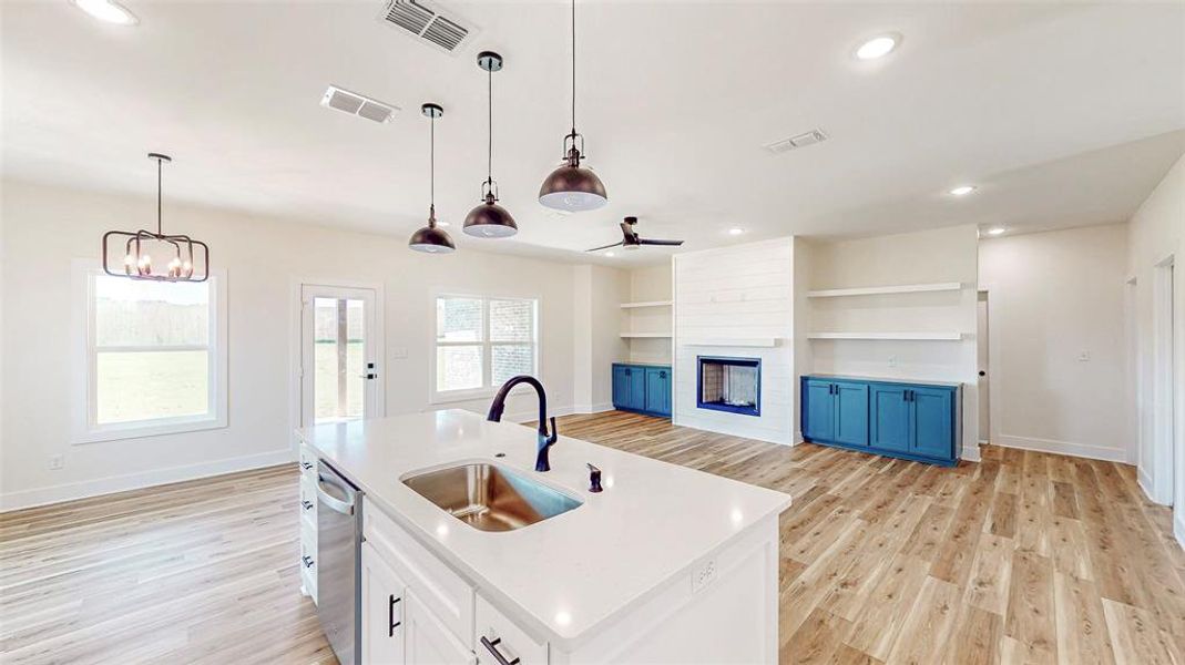 Furnished interior view inside a new home in , Bullard (Image 16).