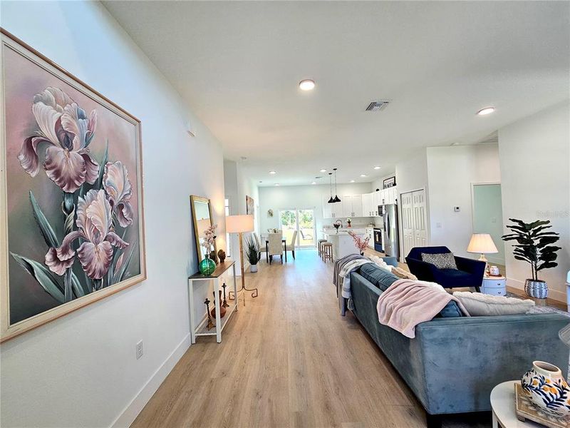 Furnished interior view inside a new home in , Ocala (Image 6).