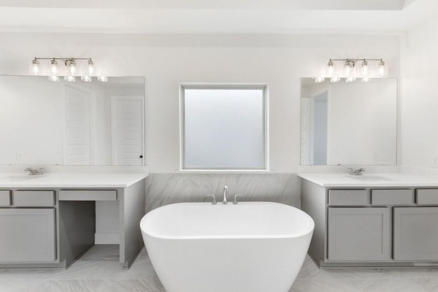 Furnished interior view inside a new home in The Colony, Bastrop (Image 14).