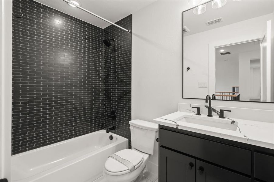 Furnished interior view inside a new home in , Arlington (Image 25).