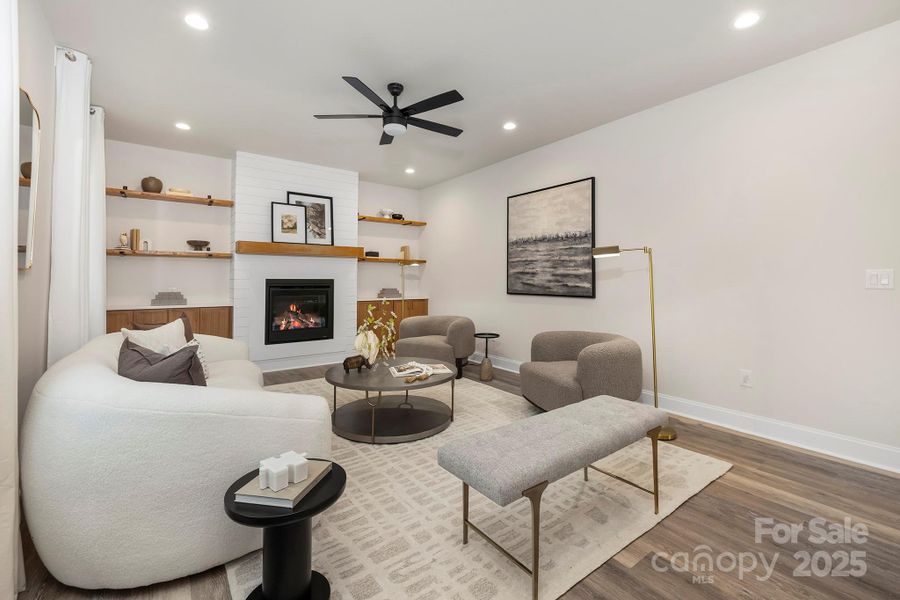 Furnished interior view inside a new home in , Charlotte (Image 14).