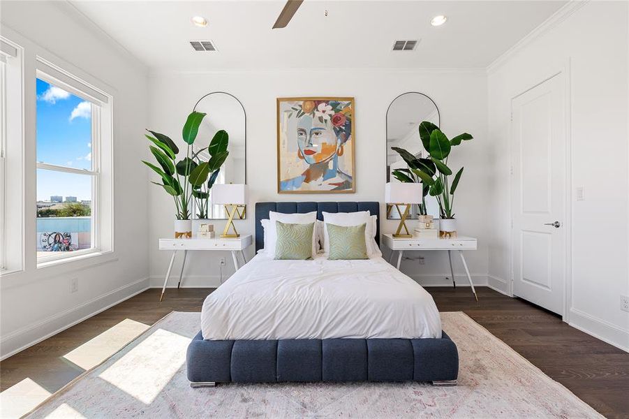 Furnished interior view inside a new home in , Fort Worth (Image 11). Furnished interior view inside a new home in , Fort Worth (Image 11).