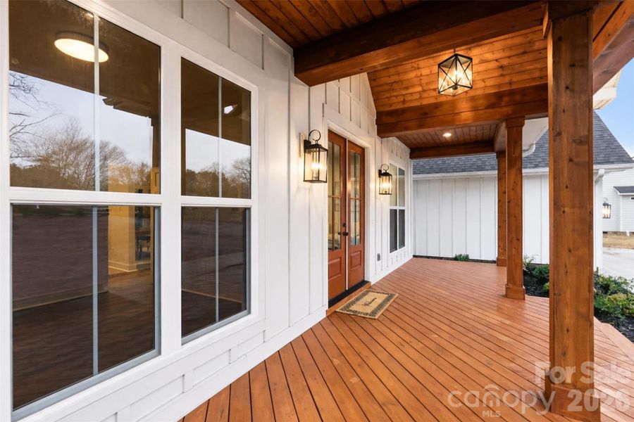 Exterior details and patio area of a home in , Bessemer City (Image 25).