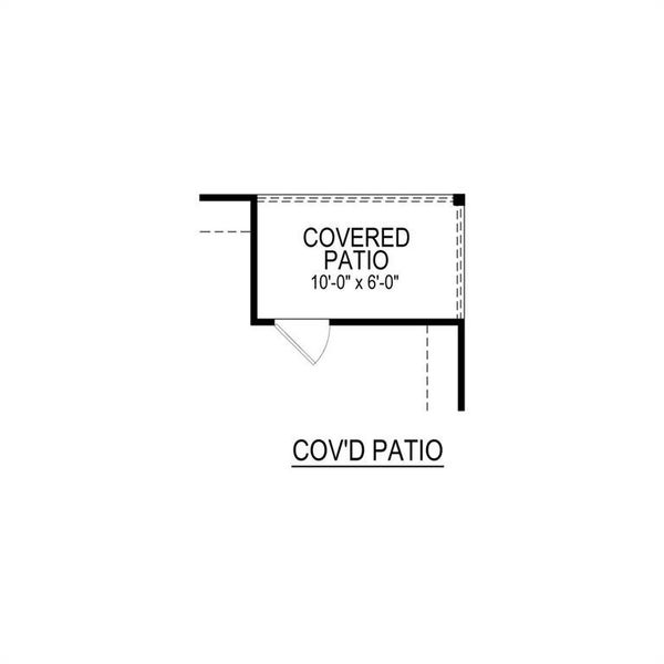 2D floor plan layout of this home in Dove Hollow, Waxahachie, TX (Image 3).